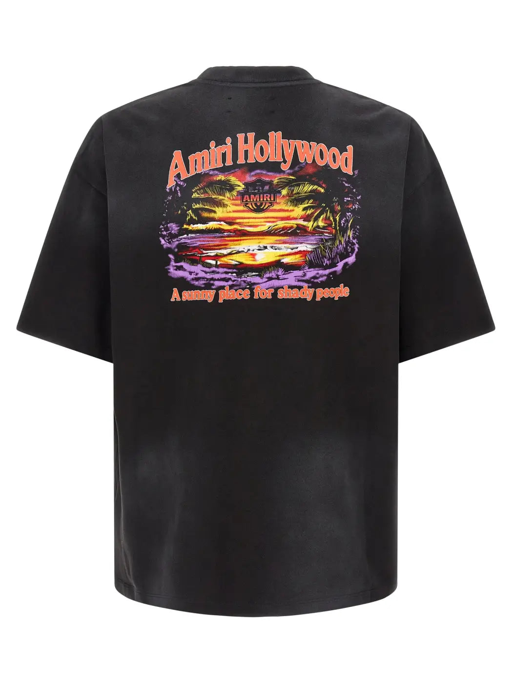 Amiri Black Cotton T-shirt