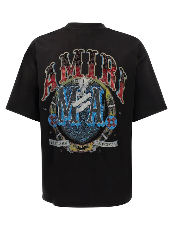 Amiri Black Cotton T-shirt