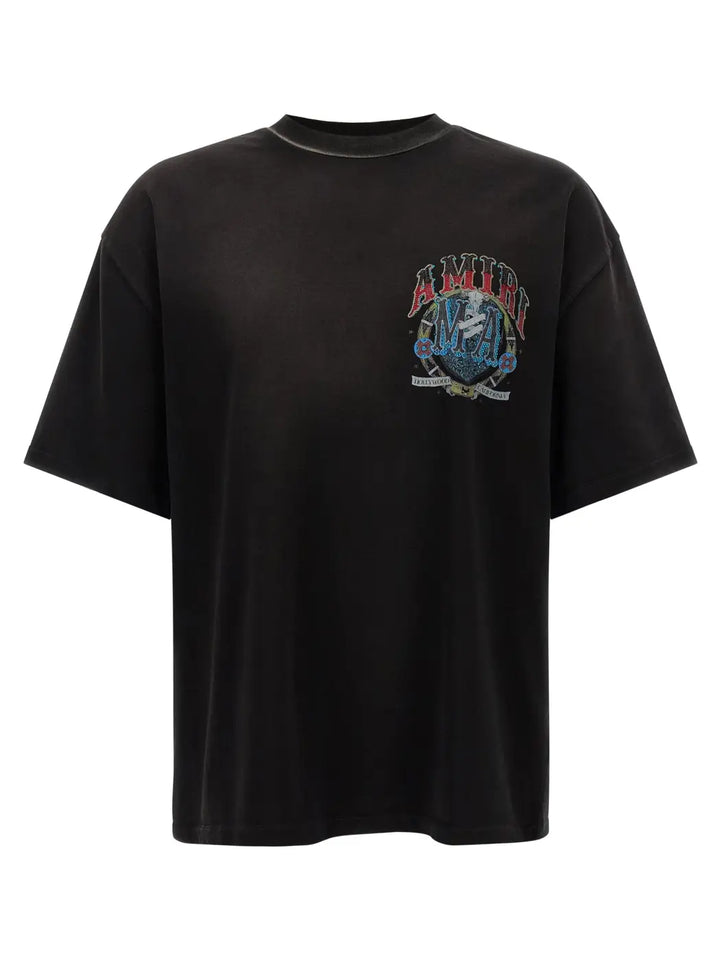 Amiri Black Cotton T-shirt