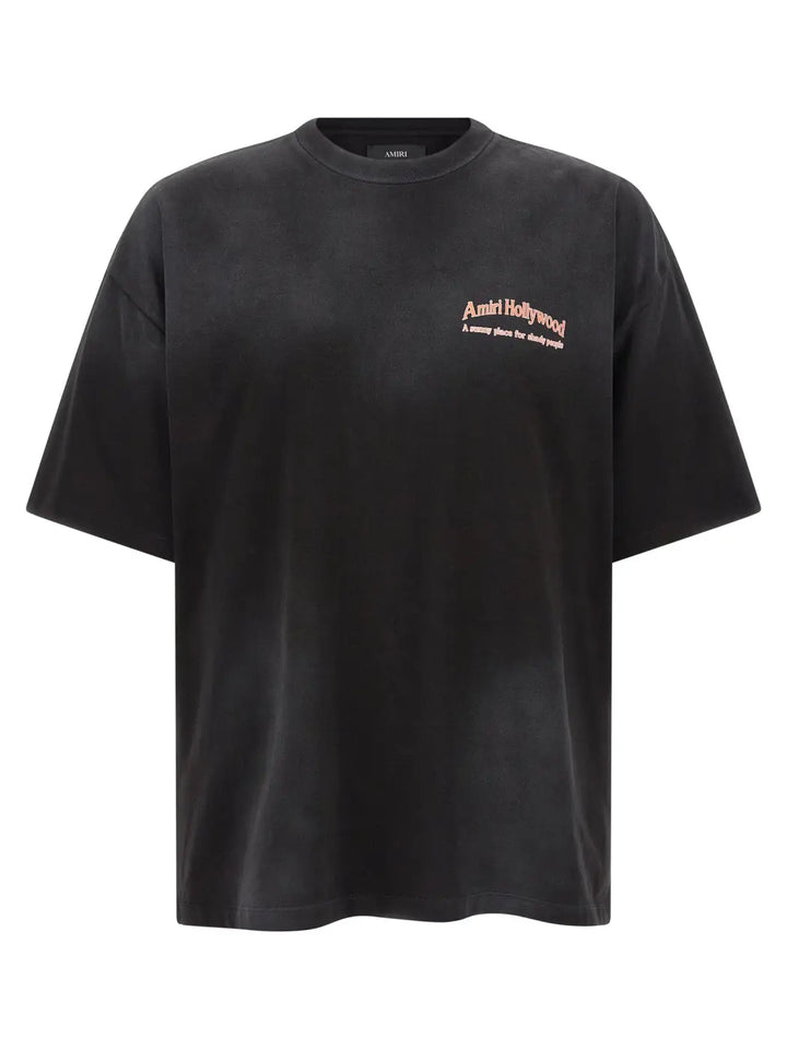 Amiri Black Cotton T-shirt