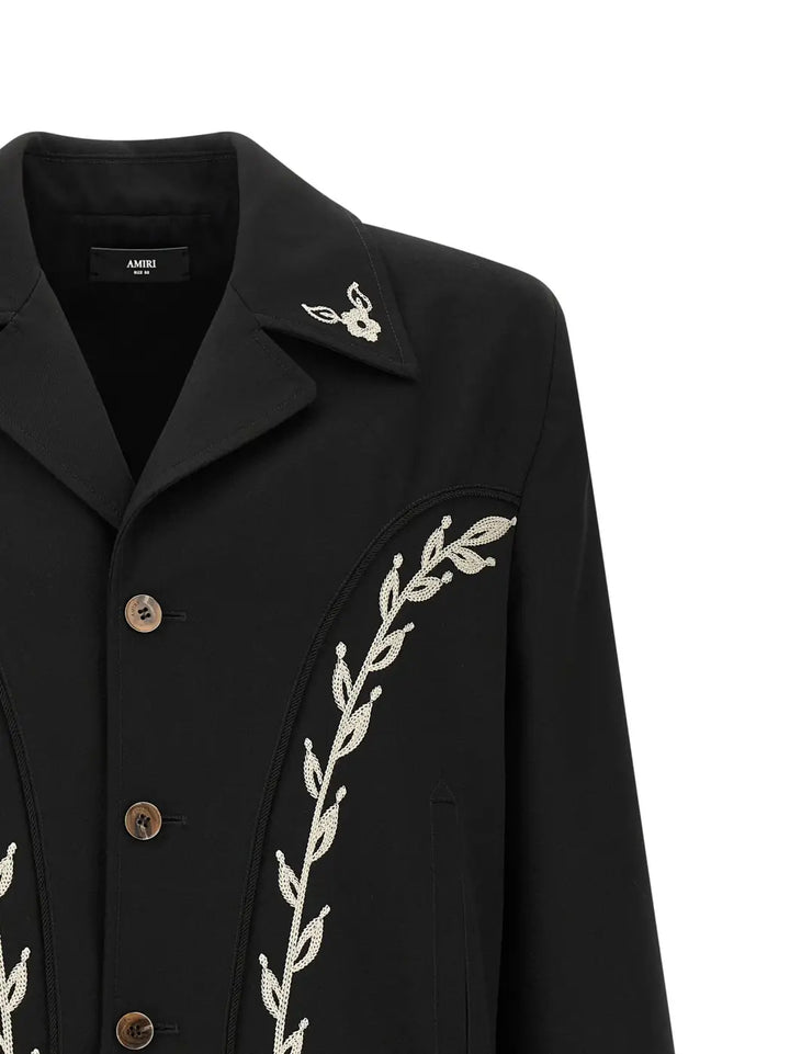 Amiri Black Polyester Full-length Jacket