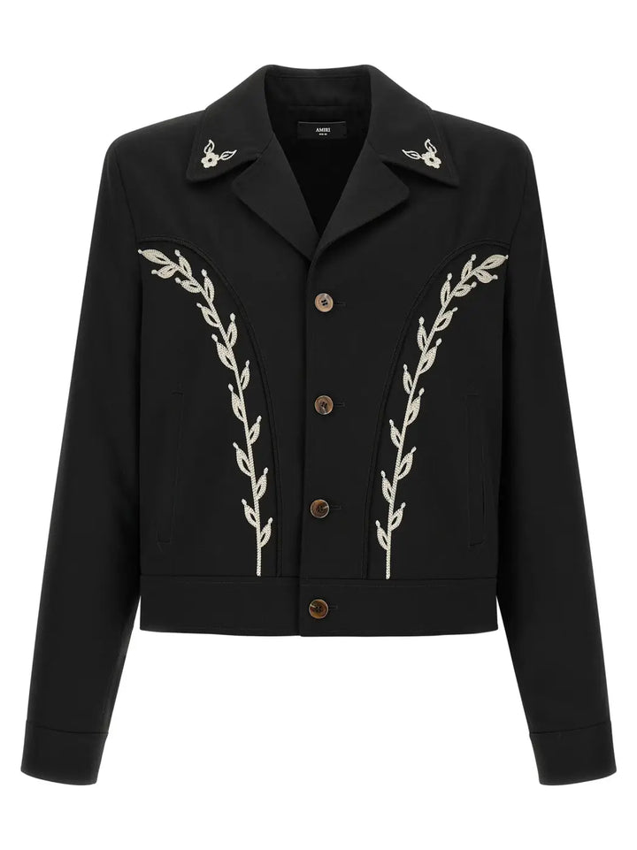 Amiri Black Polyester Full-length Jacket