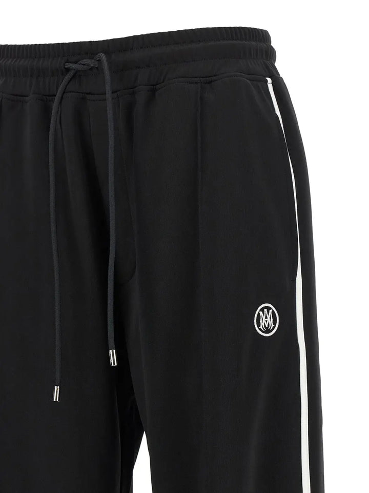 Amiri Black Polyester Joggers (workout Pants)