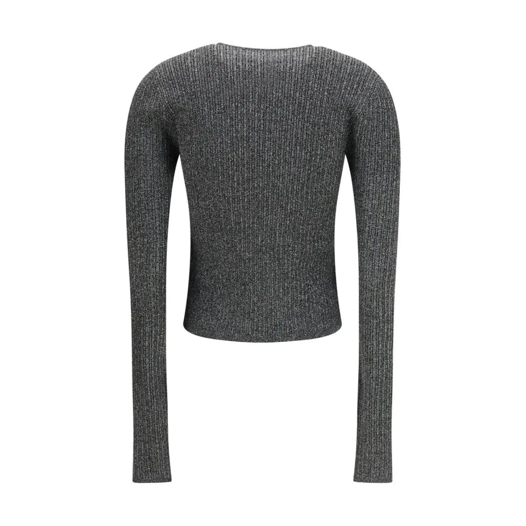 Amiri Black Viscose Cardigan