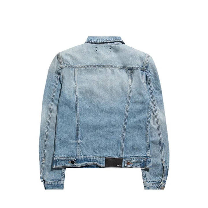Amiri Coats &amp; Jackets - Blue Cotton Denim Jacket