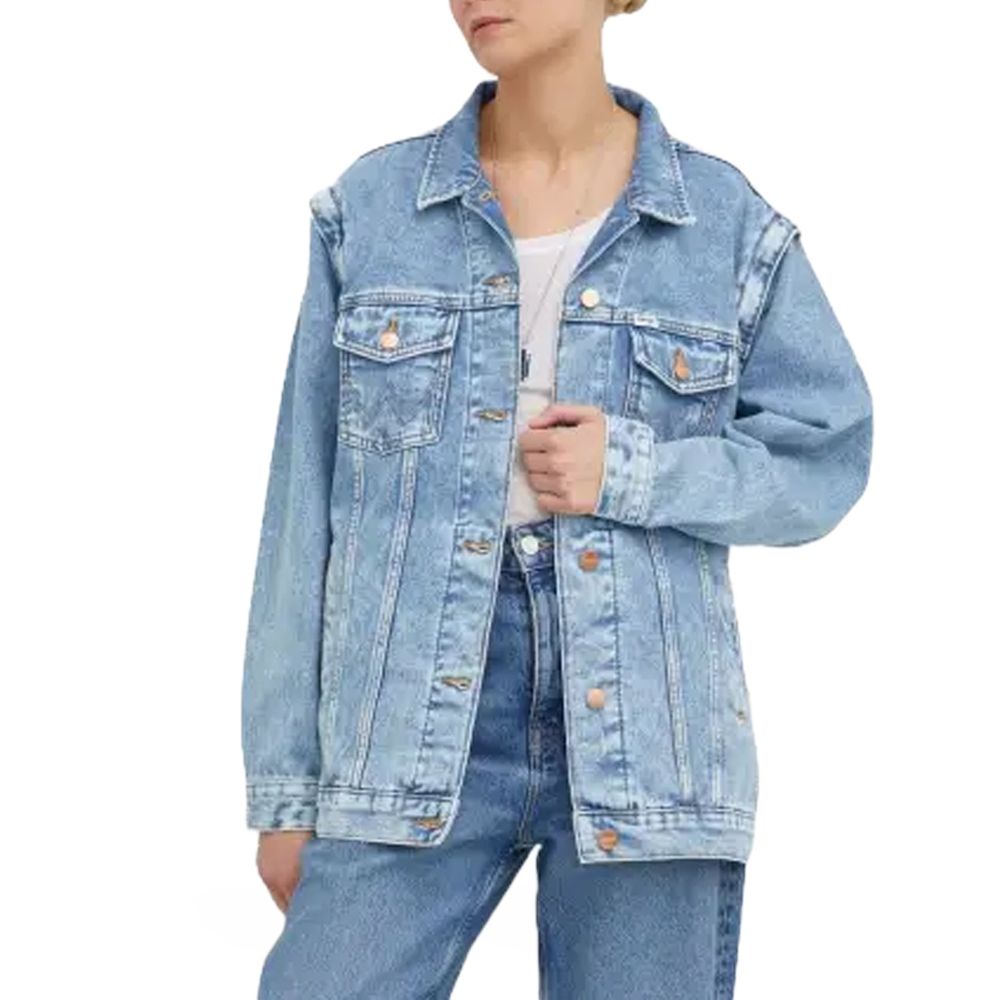 Amiri Coats & Jackets - Blue Cotton Denim Jacket