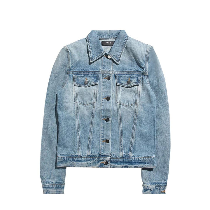 Amiri Coats &amp; Jackets - Blue Cotton Denim Jacket
