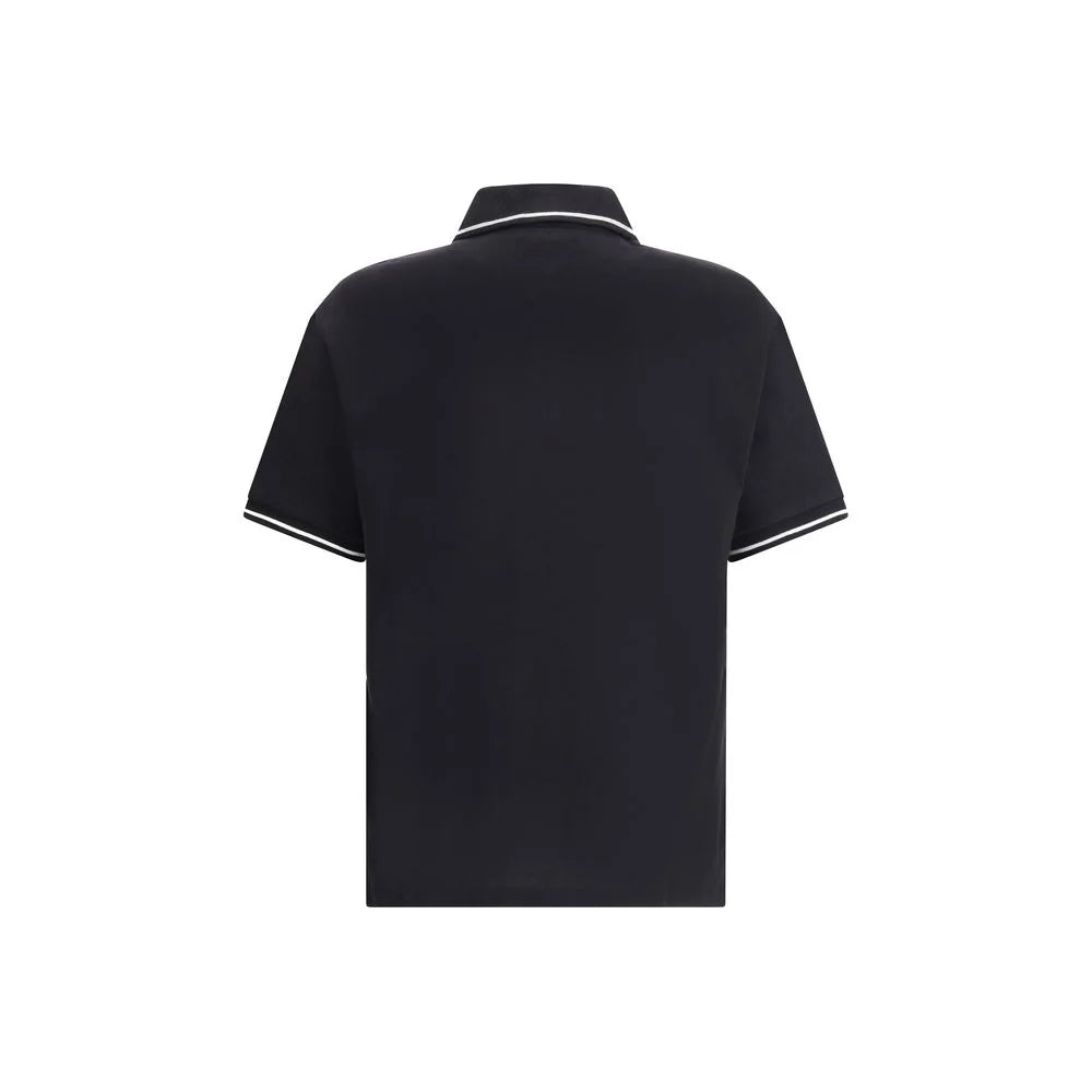 Amiri Cotton Polo Shirt with Contrasting Trim and Classic Collar Style