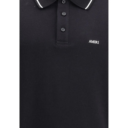 Amiri Cotton Polo Shirt with Contrasting Trim and Classic Collar Style