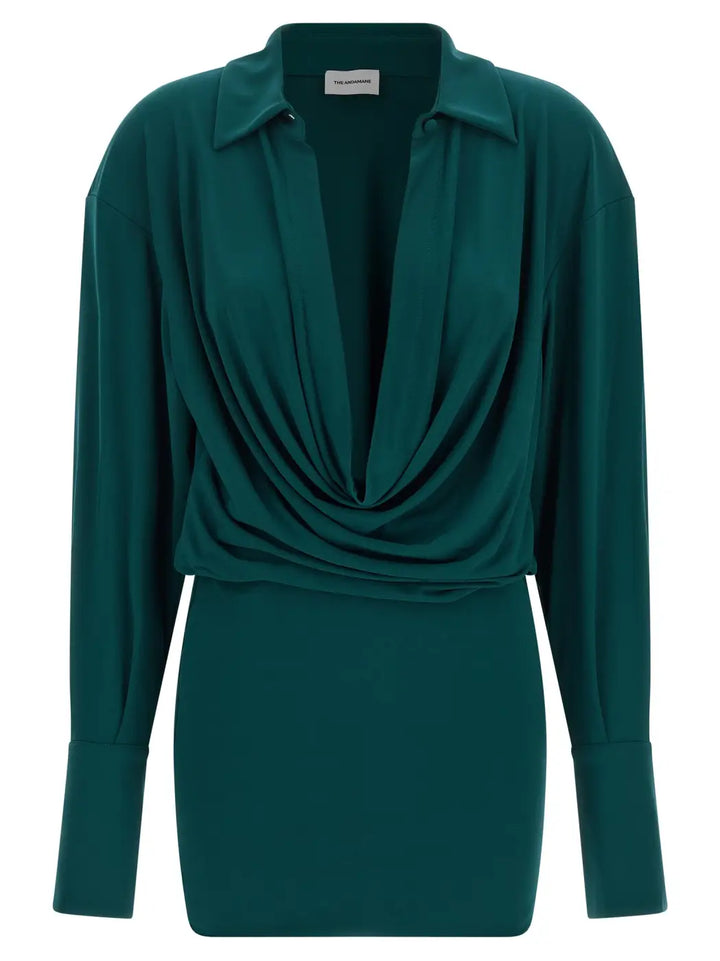The Andamane Bicolor Polyester Short Dress