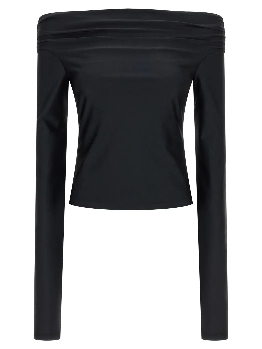 The Andamane Black Polyamide Tank Tops