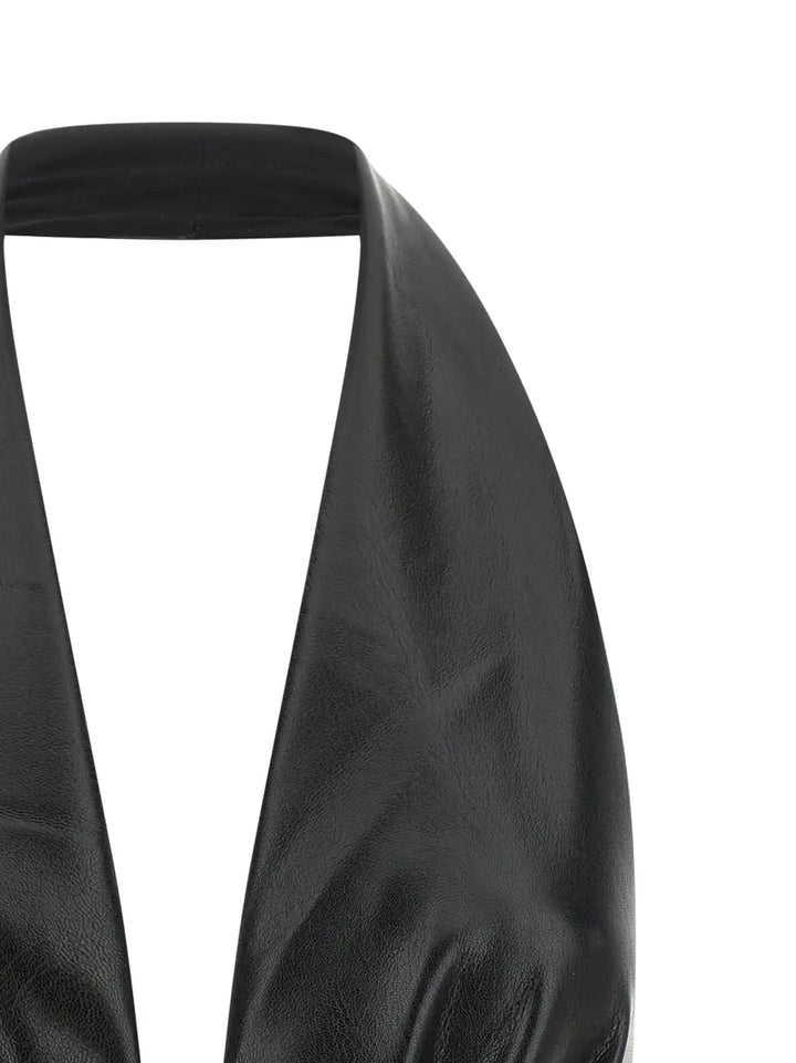 The Andamane Black Polyester Bodysuit