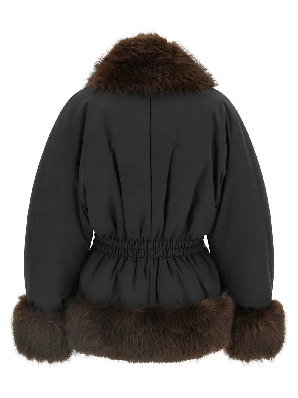 The Andamane Black Polyester Full-length Jacket