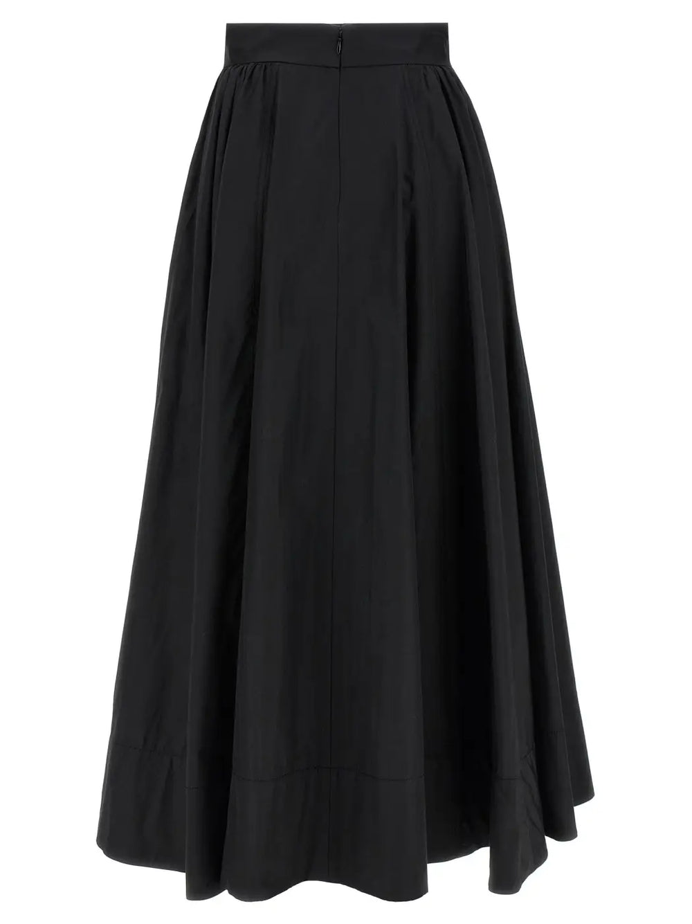 The Andamane Black Polyester Mini Skirt