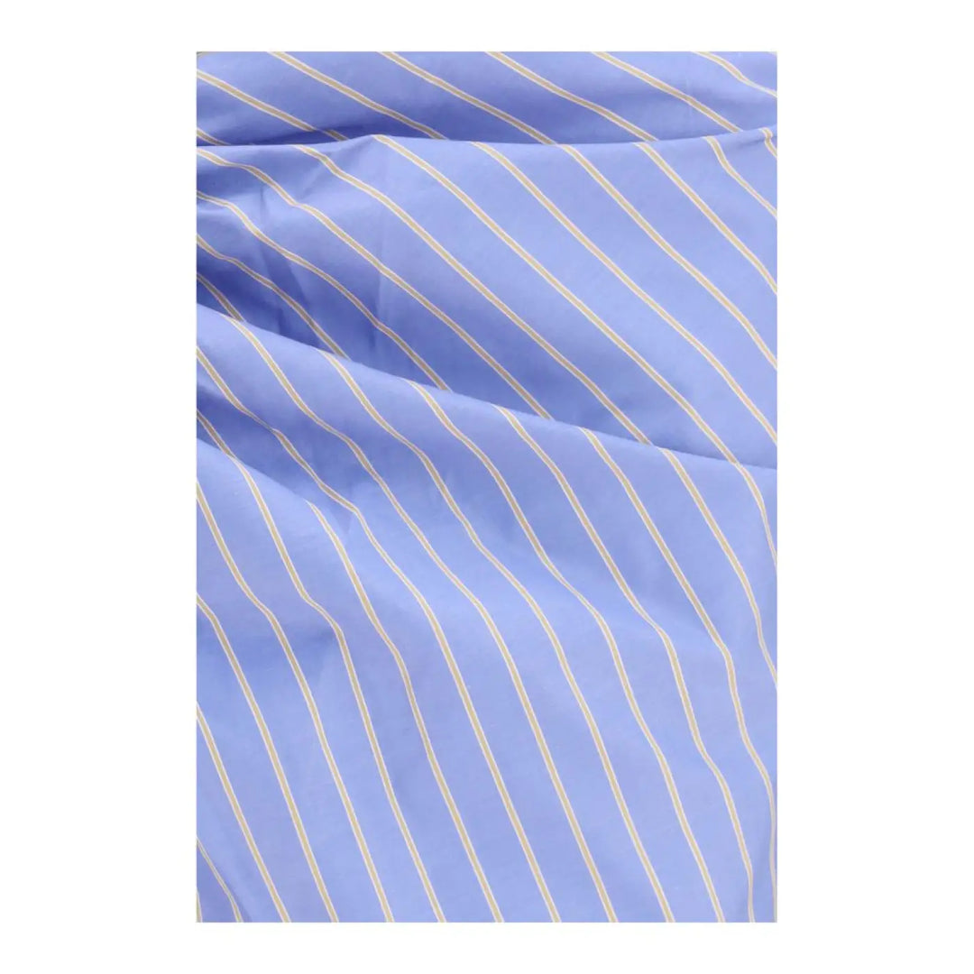 The Andamane Blue Cotton Midi Skirt