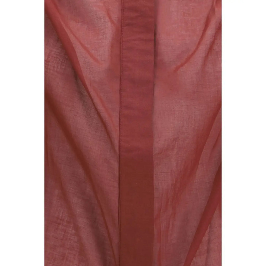 The Andamane Bordeaux Cotton Shirt