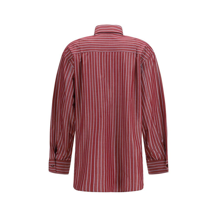 The Andamane Shirts - Bordeaux Polyester Pattern Shirt