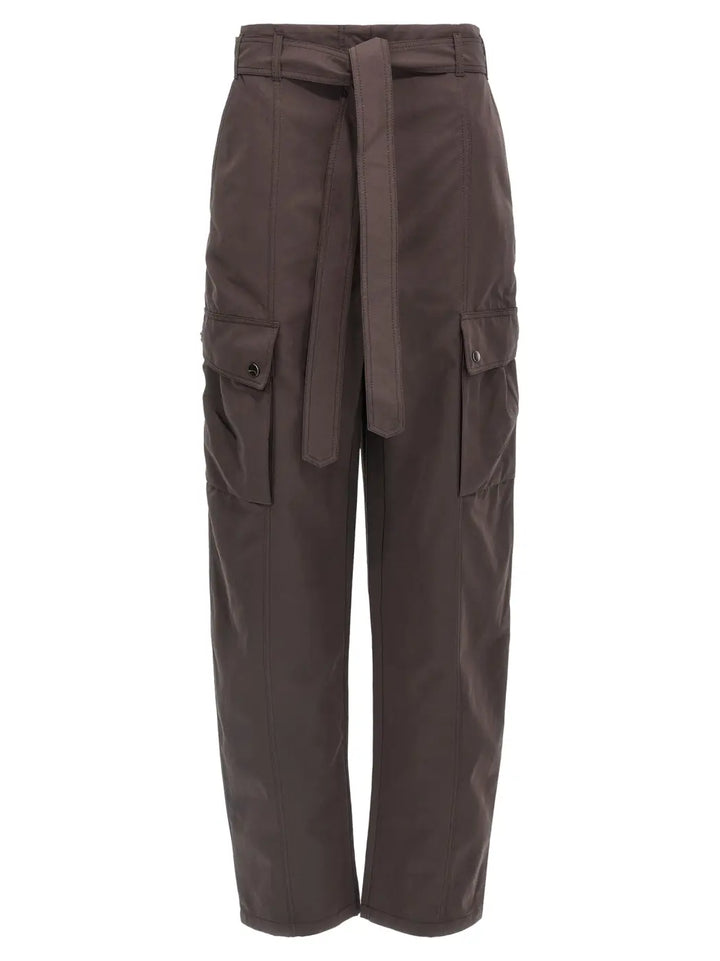 The Andamane Brown Polyester Cargo Pants