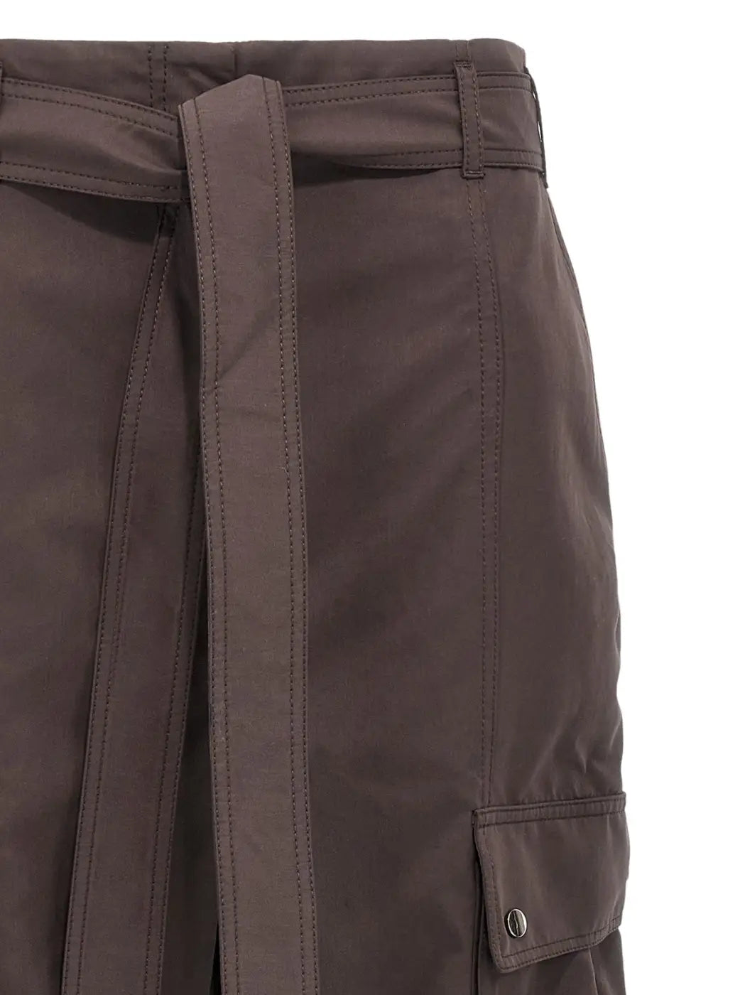The Andamane Brown Polyester Cargo Pants