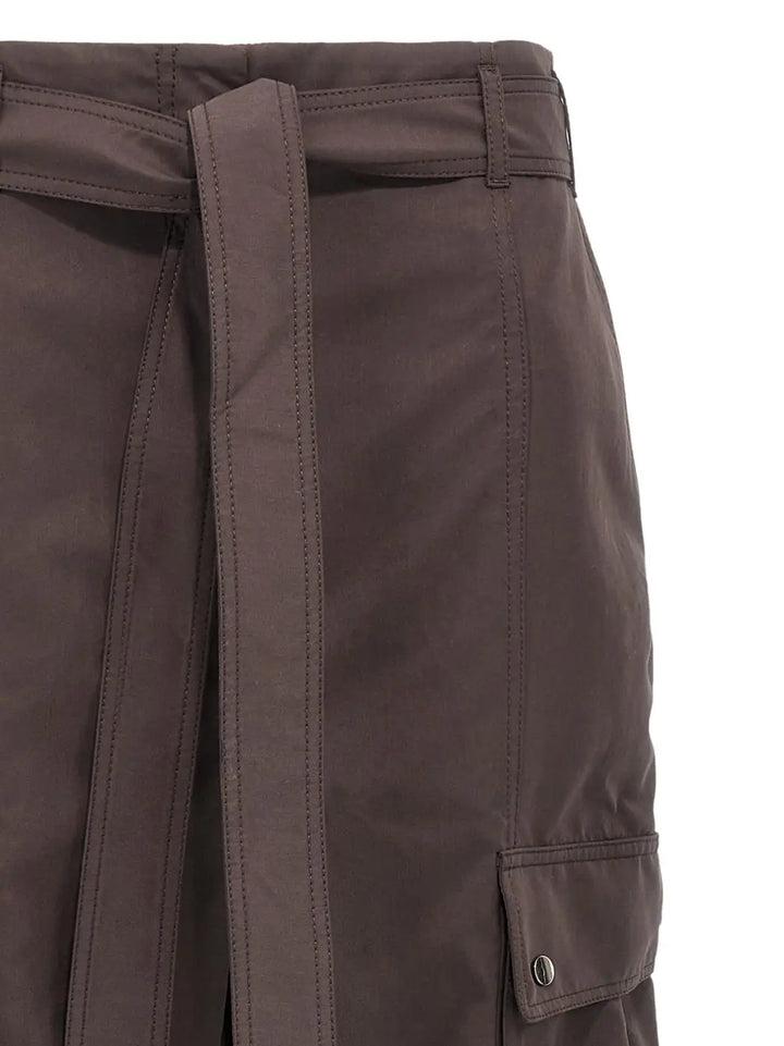 The Andamane Brown Polyester Cargo Pants