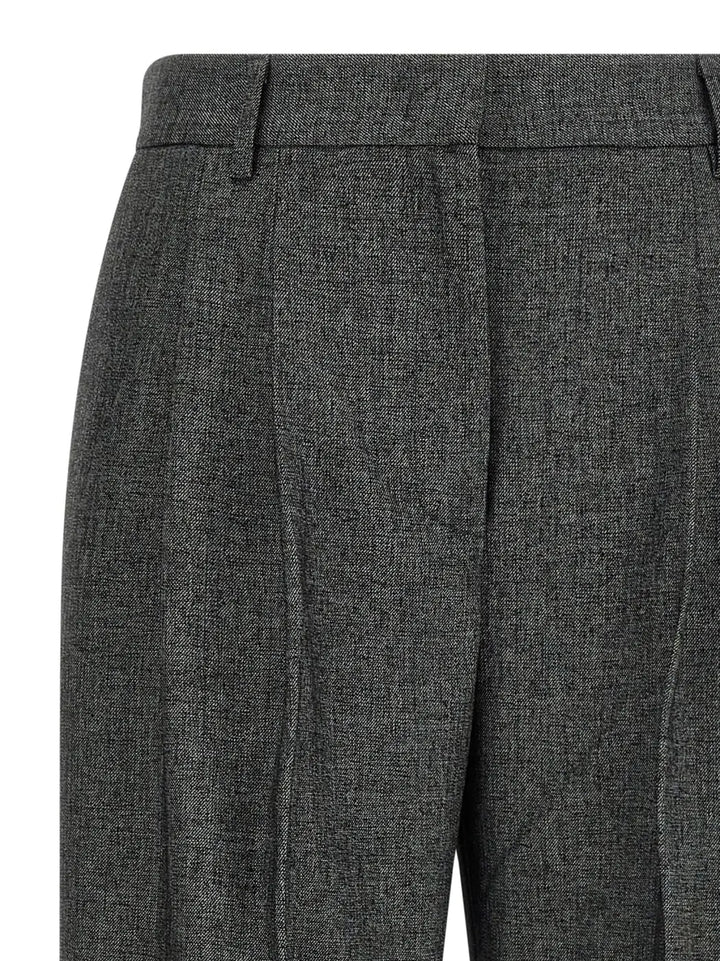 The Andamane Gray Polyester Dress Pants