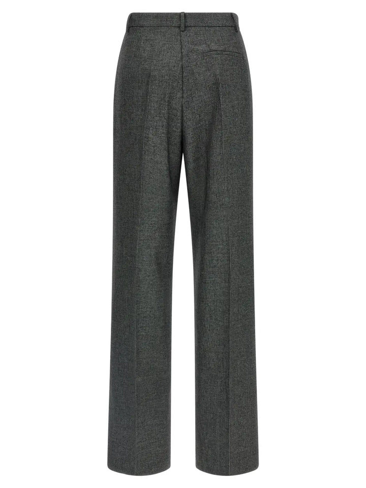 The Andamane Gray Polyester Dress Pants