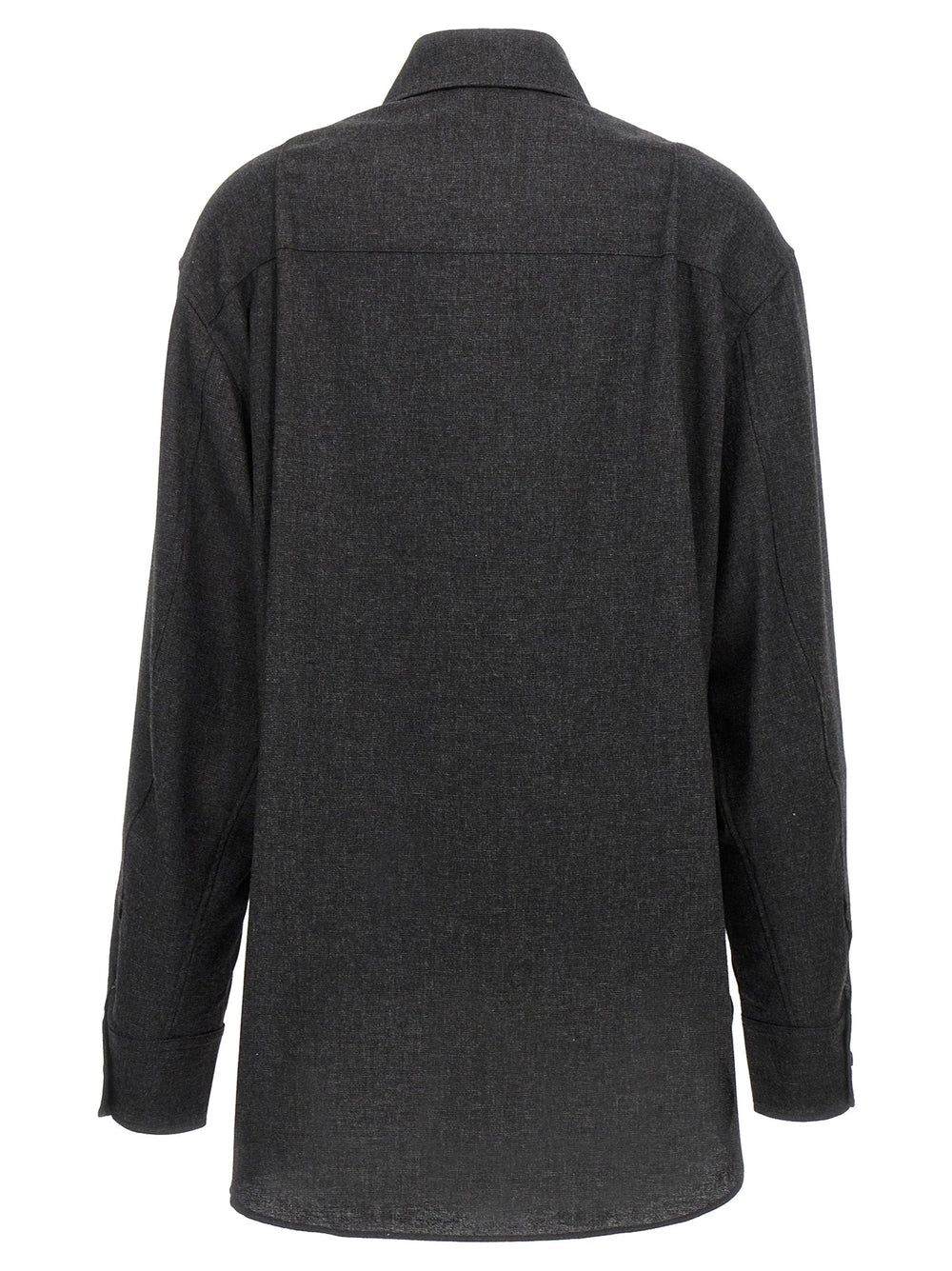 The Andamane - Women’s Gray Wool Blouse