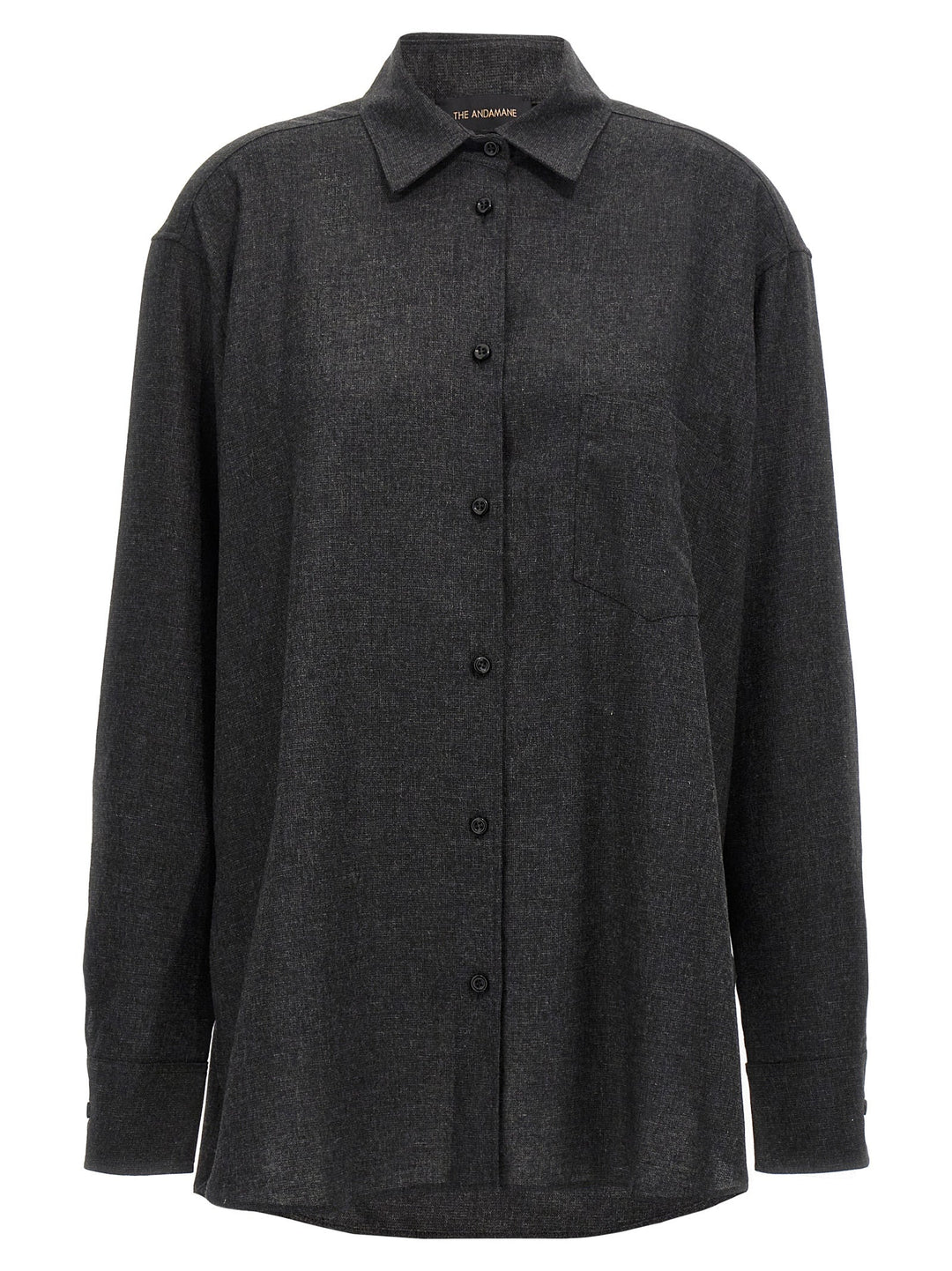 The Andamane - Women’s Gray Wool Blouse