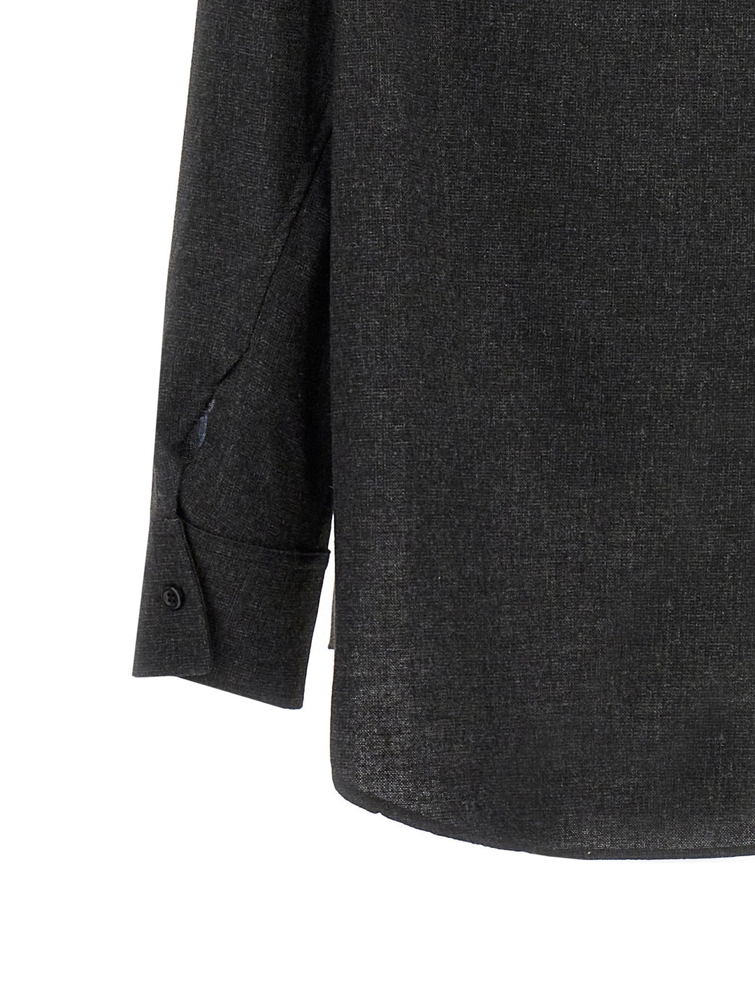 The Andamane - Women’s Gray Wool Blouse