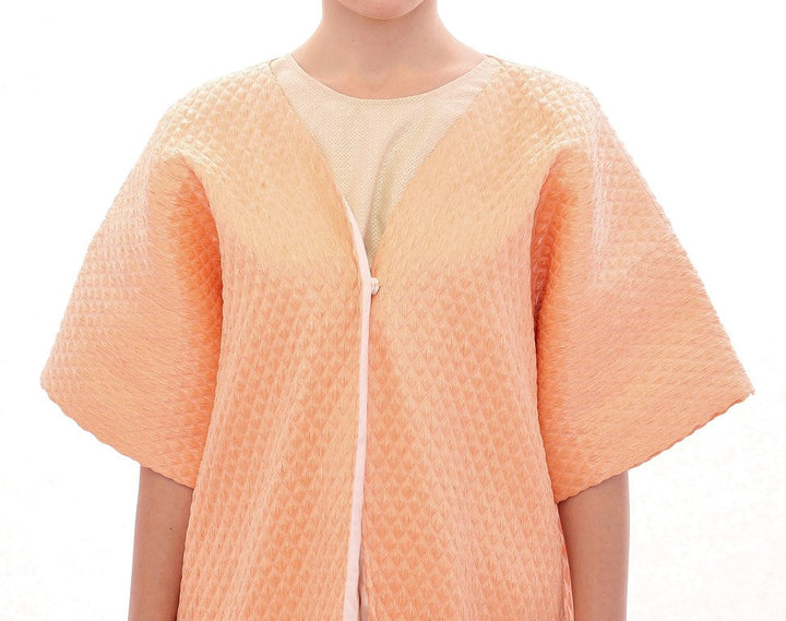 Andrea Incontri Wrap Coats - Pink Short Sleeves Jacket Coat
