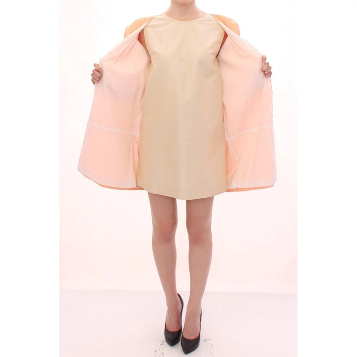 Andrea Incontri Pink Short Sleeves Jacket Coat