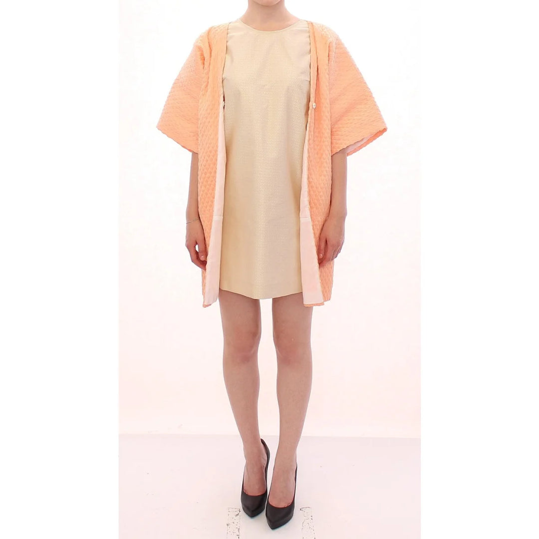 Andrea Incontri Pink Short Sleeves Jacket Coat