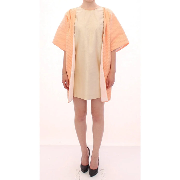 Andrea Incontri Pink Short Sleeves Jacket Coat