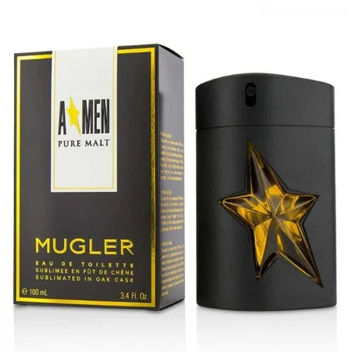 Angel Men Pure Malt Cologne Smoky Woody Spicy Fragrance for Men’s Thierry Mugler