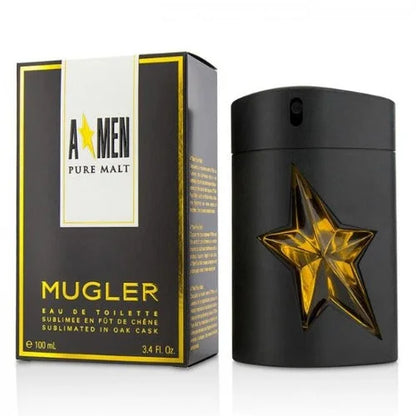 Angel Men Pure Malt Cologne Smoky Woody Spicy Fragrance for Men’s Thierry Mugler