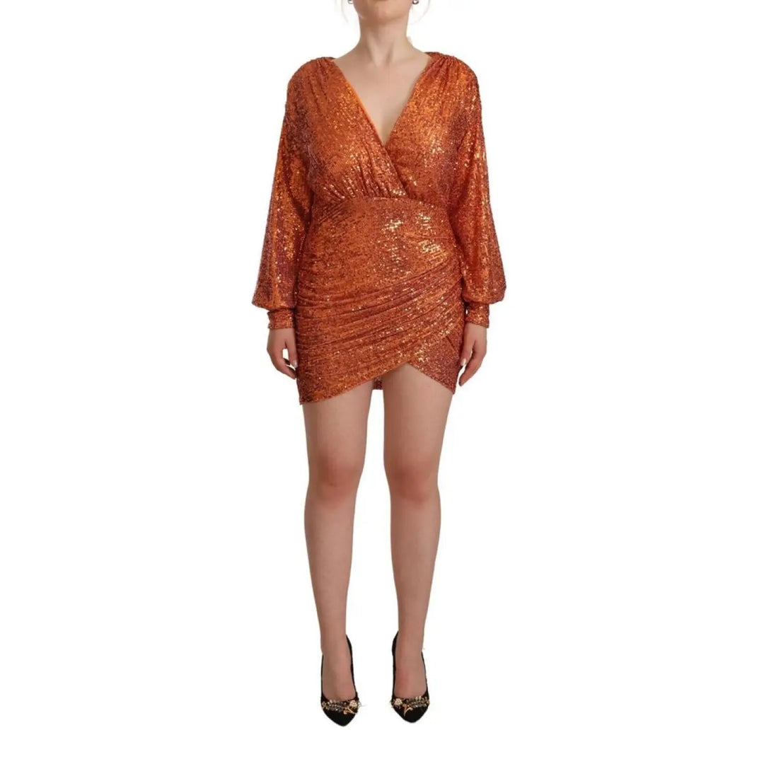 Aniye By Orange Polyester Cocktail Dress