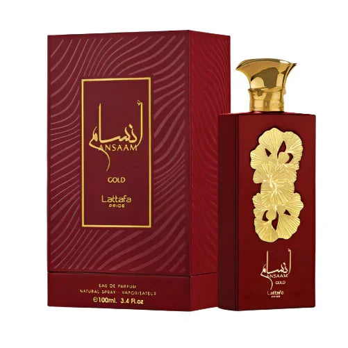 Ansaam Gold Perfume Unisex Oriental Floral Fragrance by Lattafa
