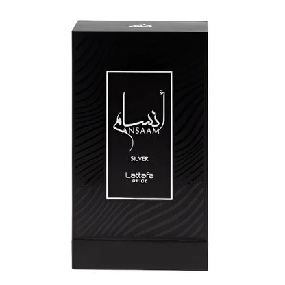 Ansaam Silver Perfume Unisex Cologne by Lattafa 2022 Release Fragrance