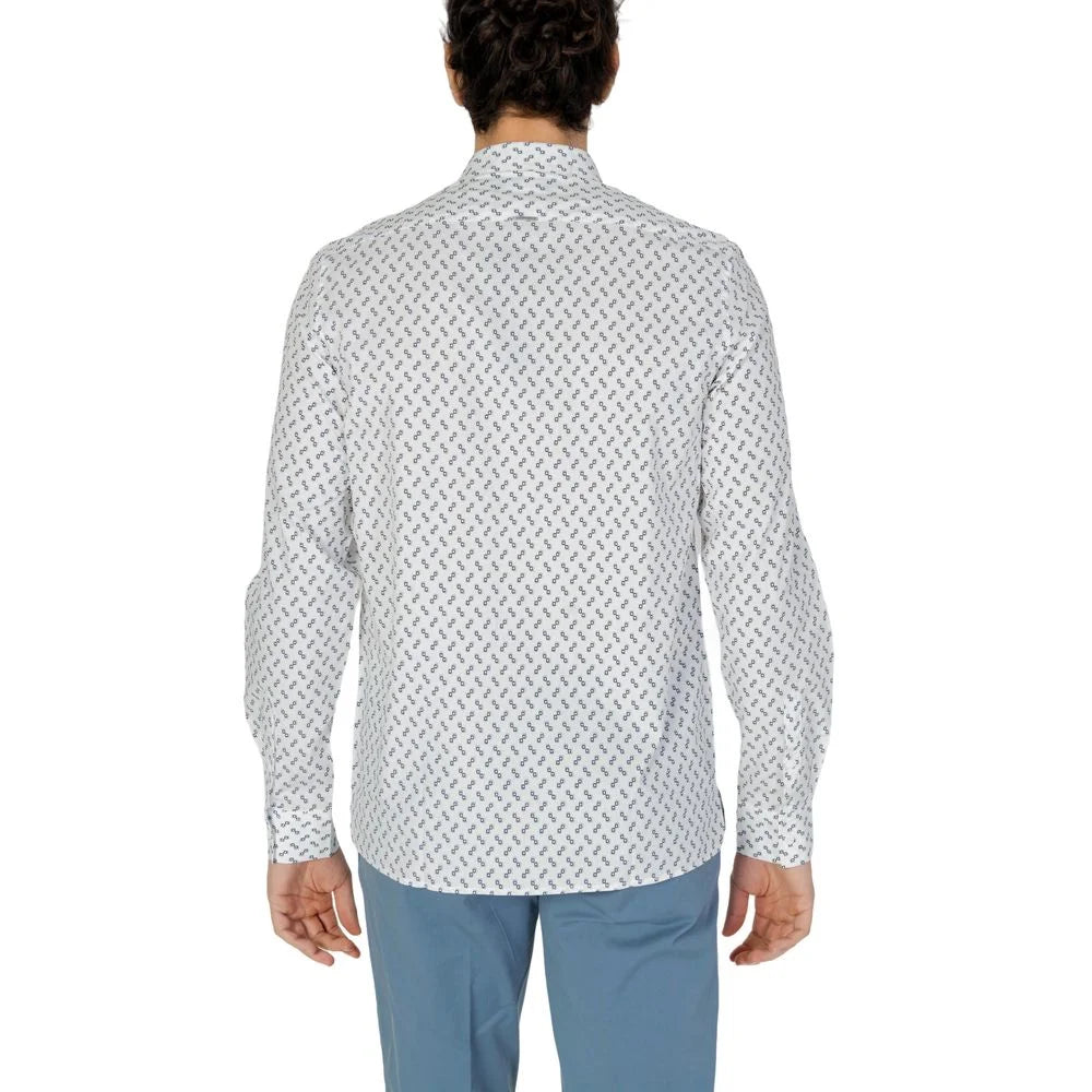 Antony Morato Barcelona MMSL00614-FA430604 Mens Modern Long Sleeve Shirt