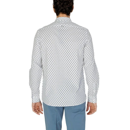 Antony Morato Barcelona MMSL00614-FA430604 Mens Modern Long Sleeve Shirt