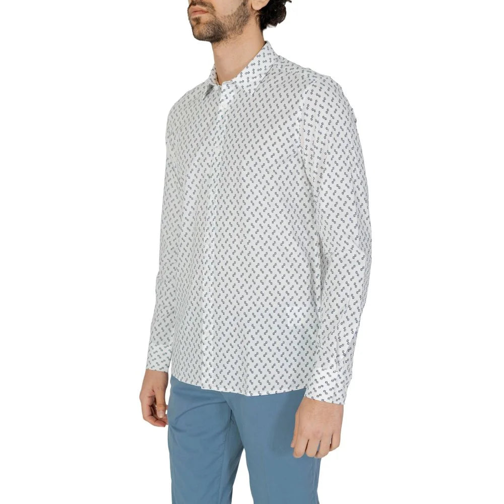Antony Morato Barcelona MMSL00614-FA430604 Mens Modern Long Sleeve Shirt