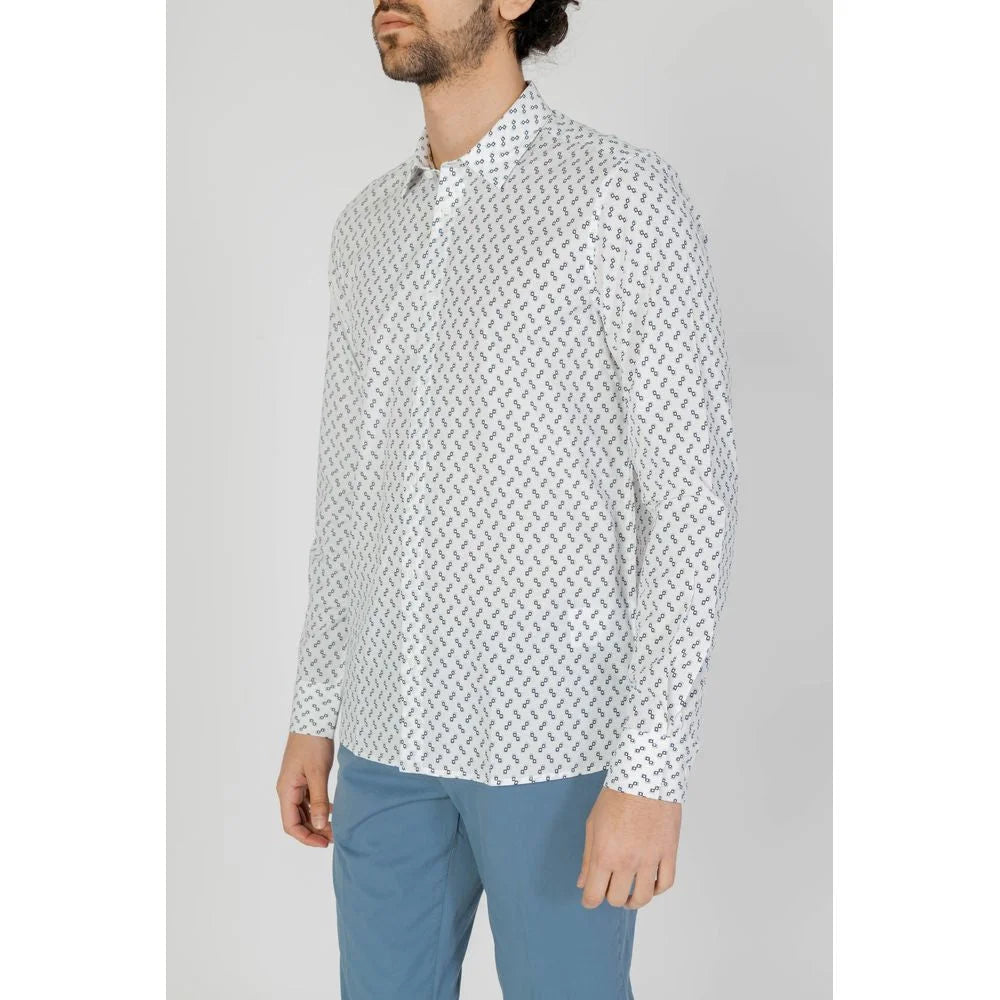 Antony Morato Barcelona MMSL00614-FA430604 Mens Modern Long Sleeve Shirt