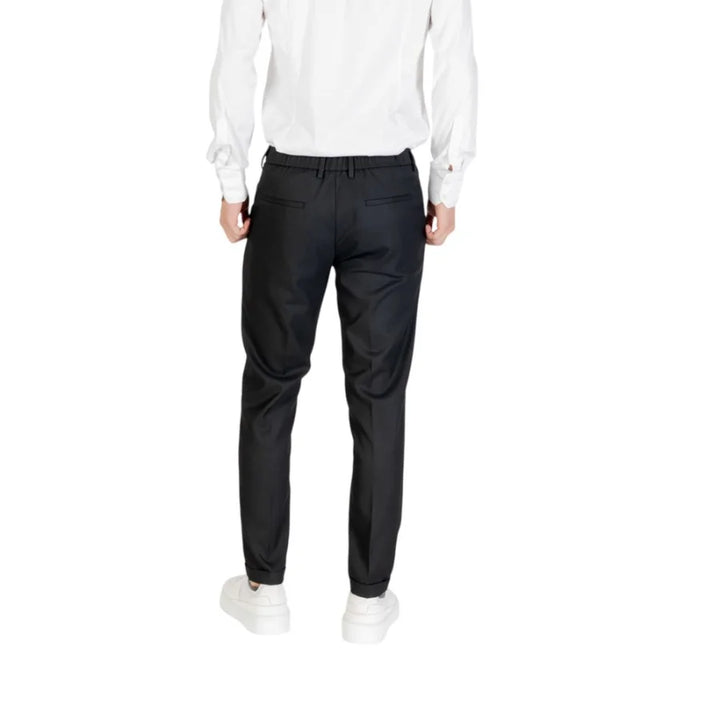 Antony Morato Black Polyester Skinny Pants