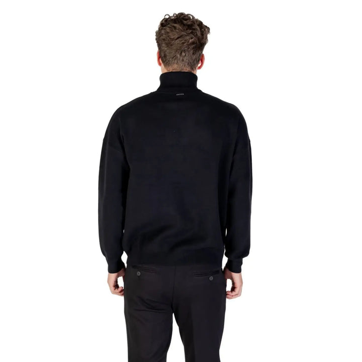 Antony Morato Black Viscose Sweatshirt