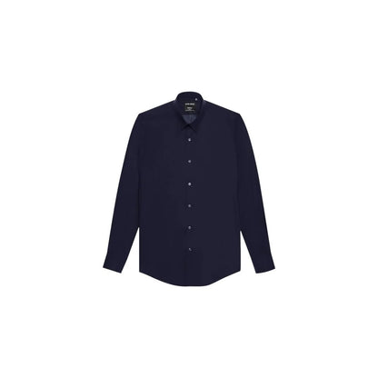 Antony Morato Blue Cotton Dress Shirt