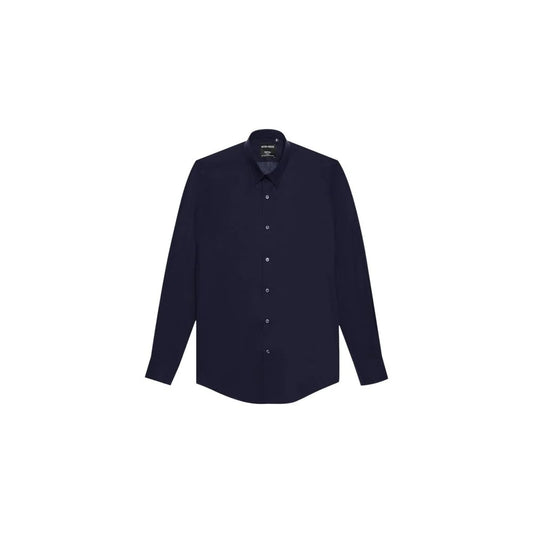 Antony Morato Blue Cotton Dress Shirt