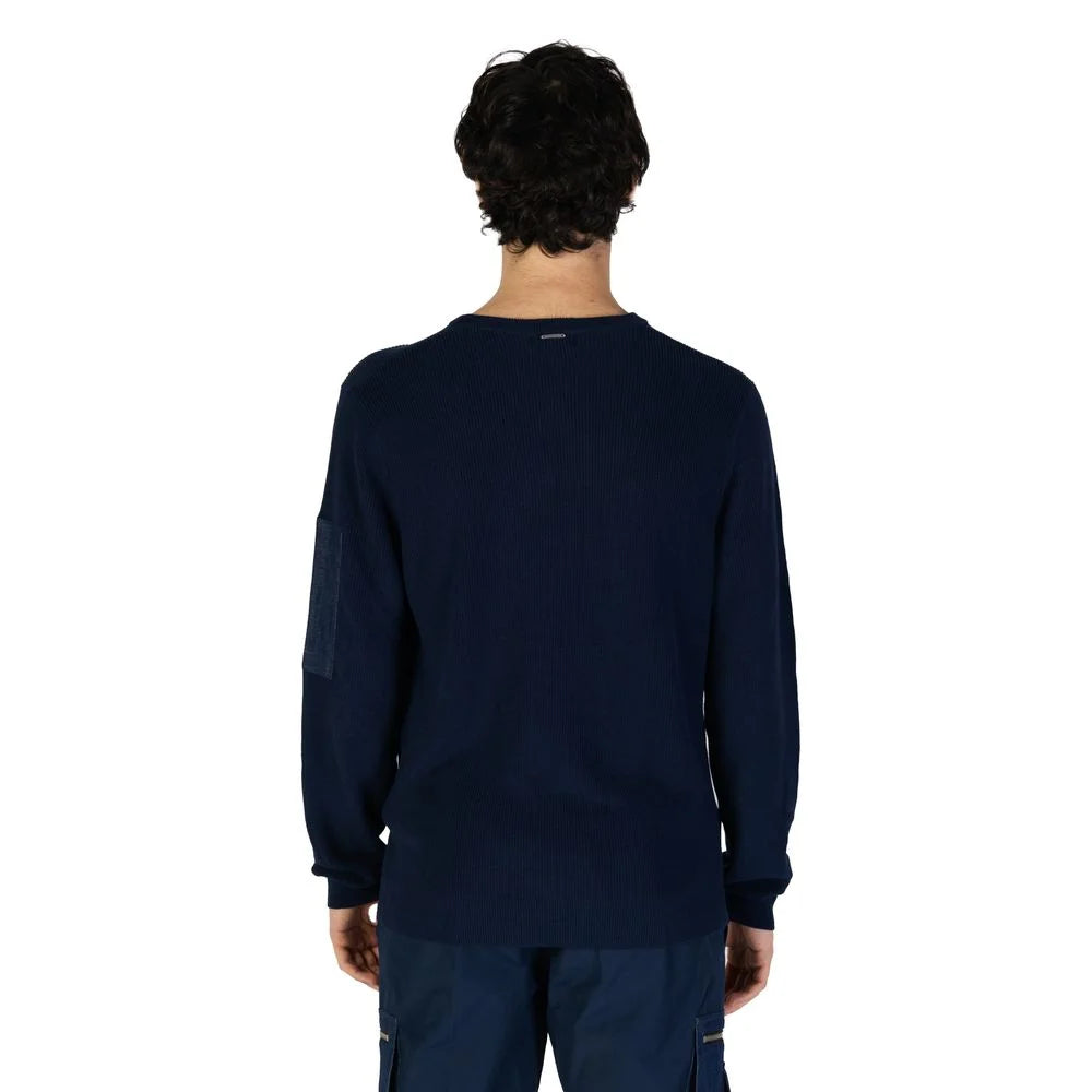 Antony Morato Blue Cotton Sweatshirt