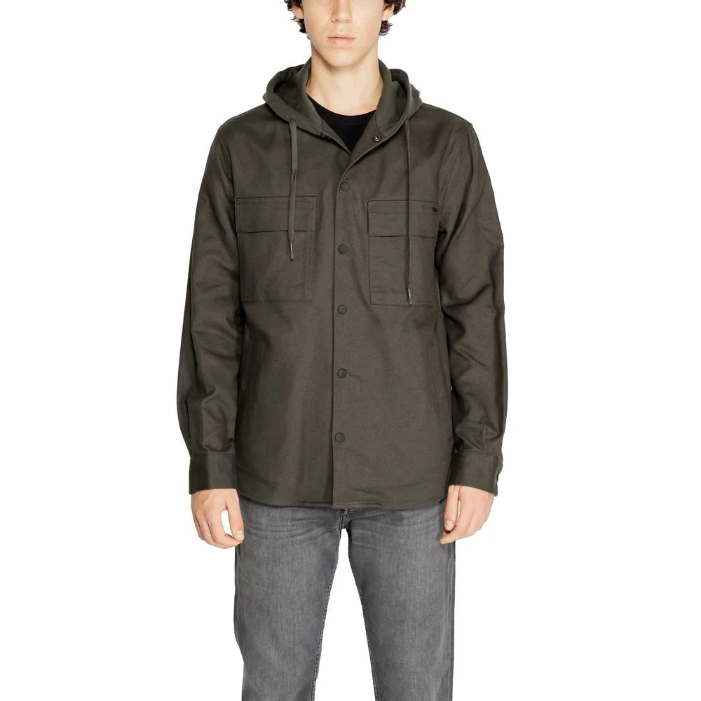 Antony Morato Green Cotton Shell Jacket