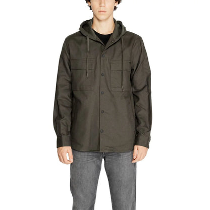 Antony Morato Green Cotton Shell Jacket