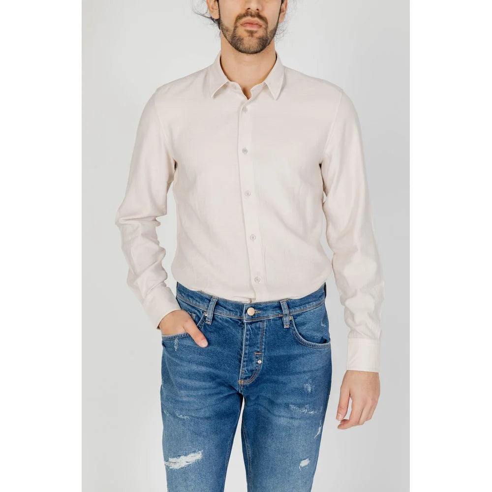 Antony Morato Mens Shirt Model Napoli MMSL00721-FA400082 Refined Style